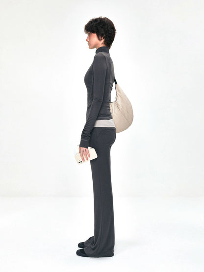 kvkv Copper Fiber Retro Slim Yoga Jacket V-neck T-shirt Long Sleeve