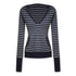 kvkv_Cozy_Acrylic_Blend_Slim_Fit_V_Neck_Hooded_Pullover_Striped_Navy_Gray_Hoodies_MISSTT