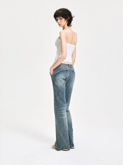 kvkv Crinkle Textured Adjustable Halter Top