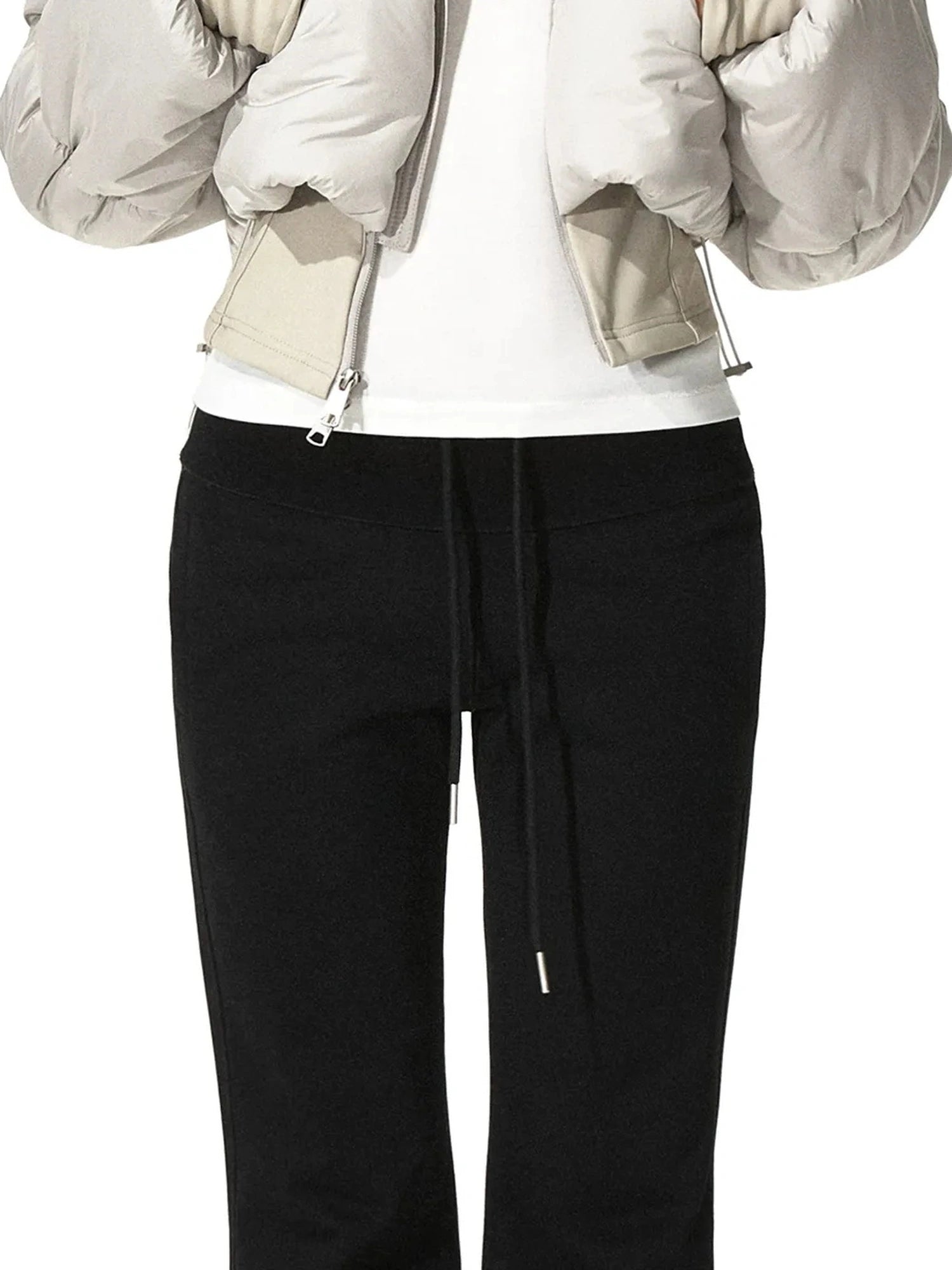 kvkv Cropped Quilted Parka With Real Fur Hood