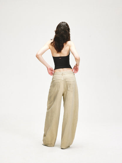 kvkv Cross Back Halter Crop Top