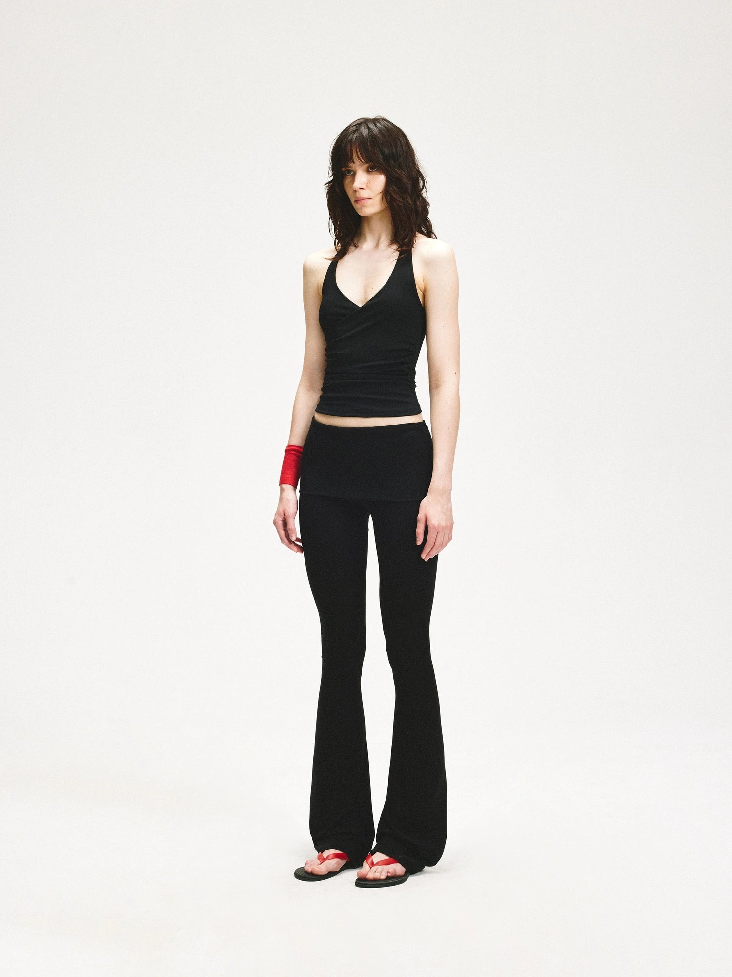 kvkv Cross Back Halter Crop Top