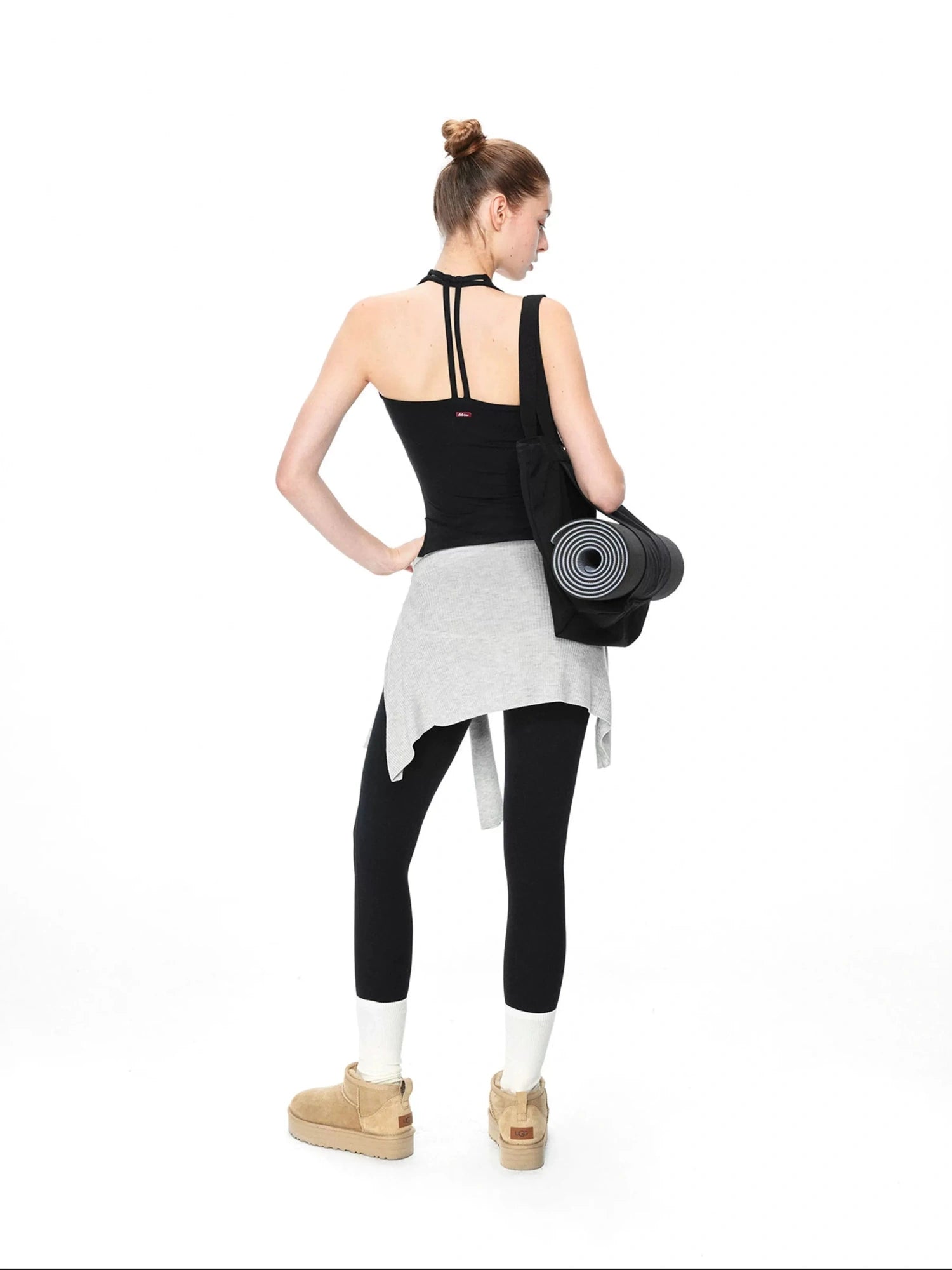 kvkv Crossover T Back Yoga Top