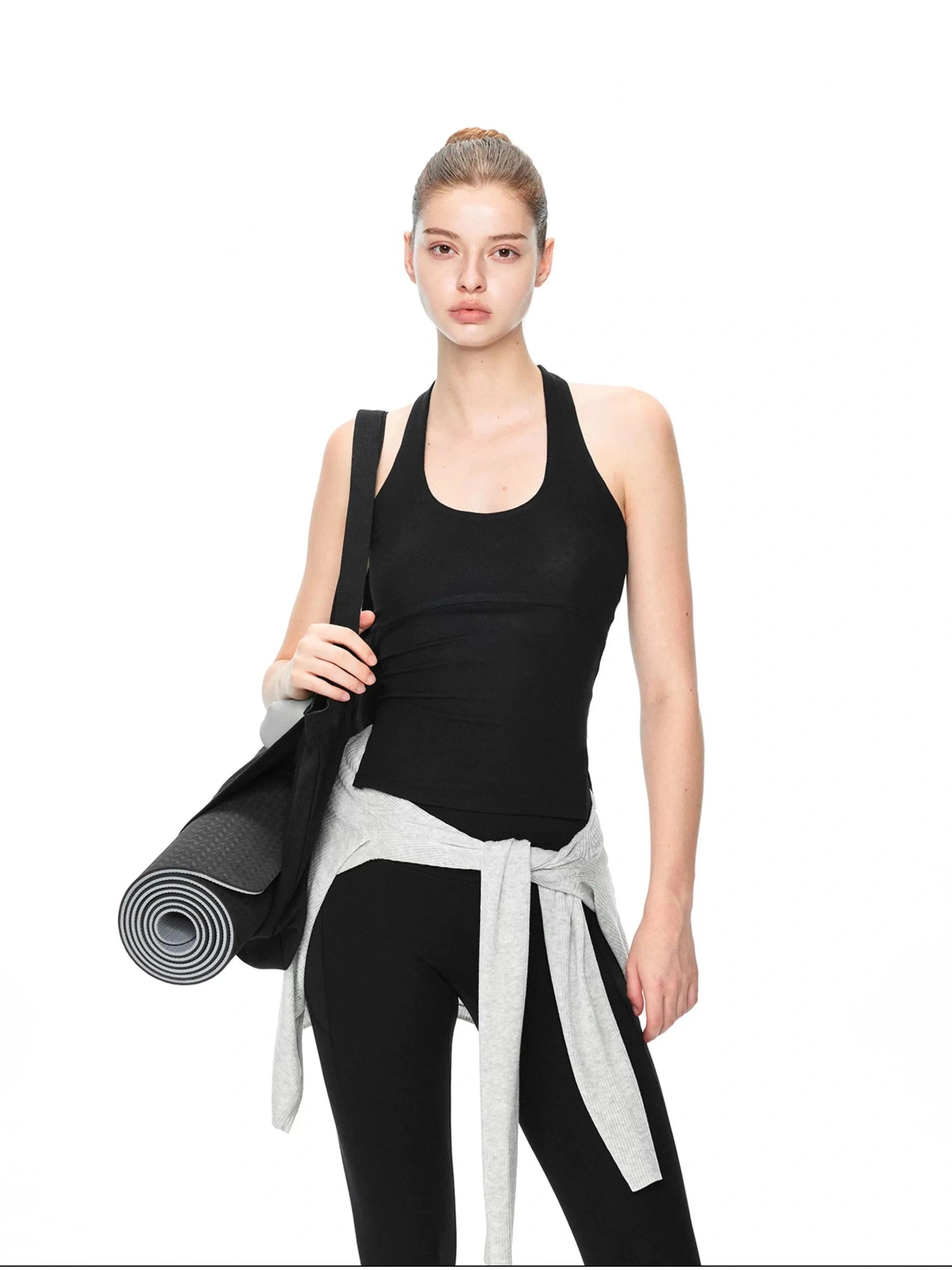 kvkv Crossover T Back Yoga Top