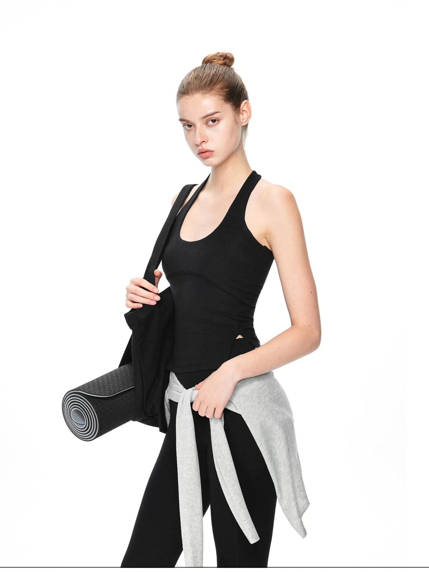 kvkv Crossover T Back Yoga Top