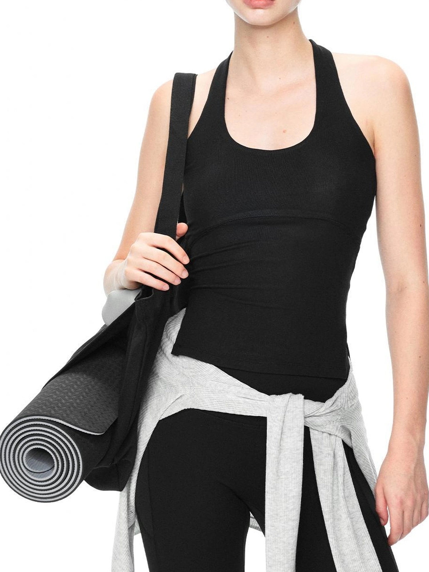 kvkv Crossover T Back Yoga Top