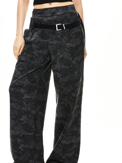 kvkv Curve Fit Camouflage Cargo Joggers