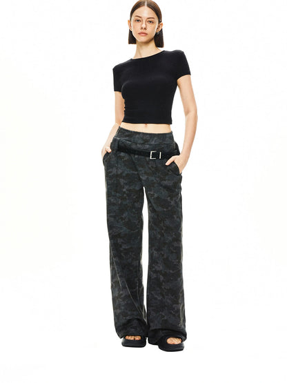 kvkv Curve Fit Camouflage Cargo Joggers
