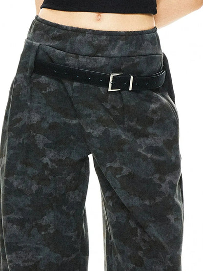 kvkv Curve Fit Camouflage Cargo Joggers