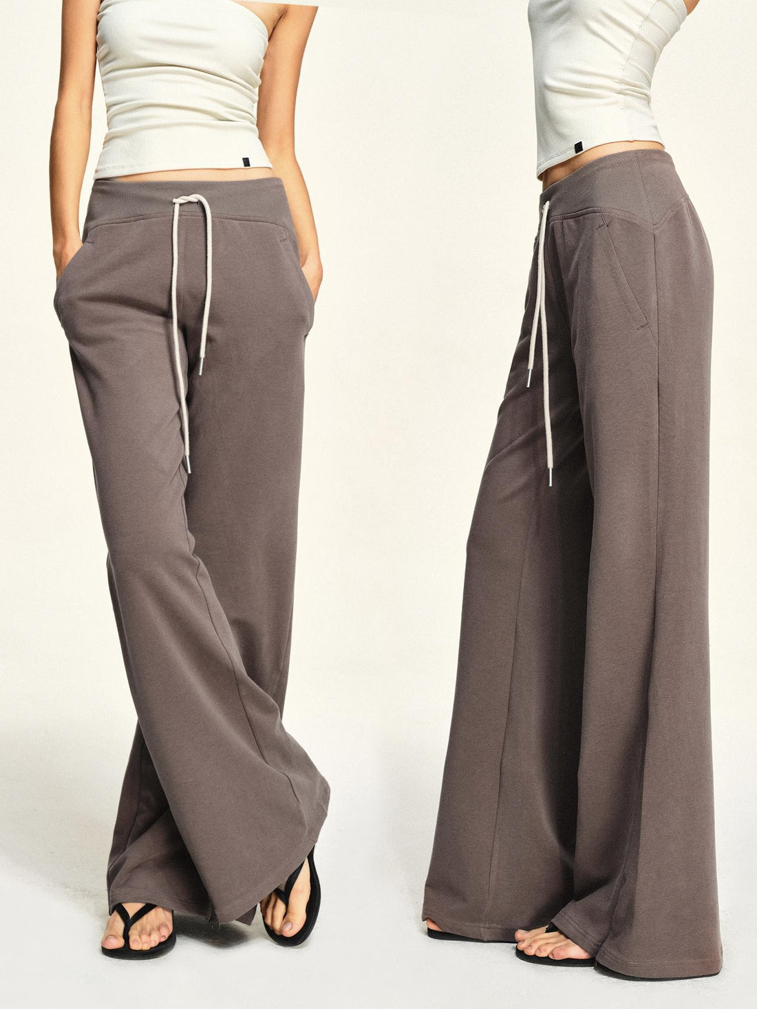 kvkv Curved Split Hem Flare Modal Cotton Women&