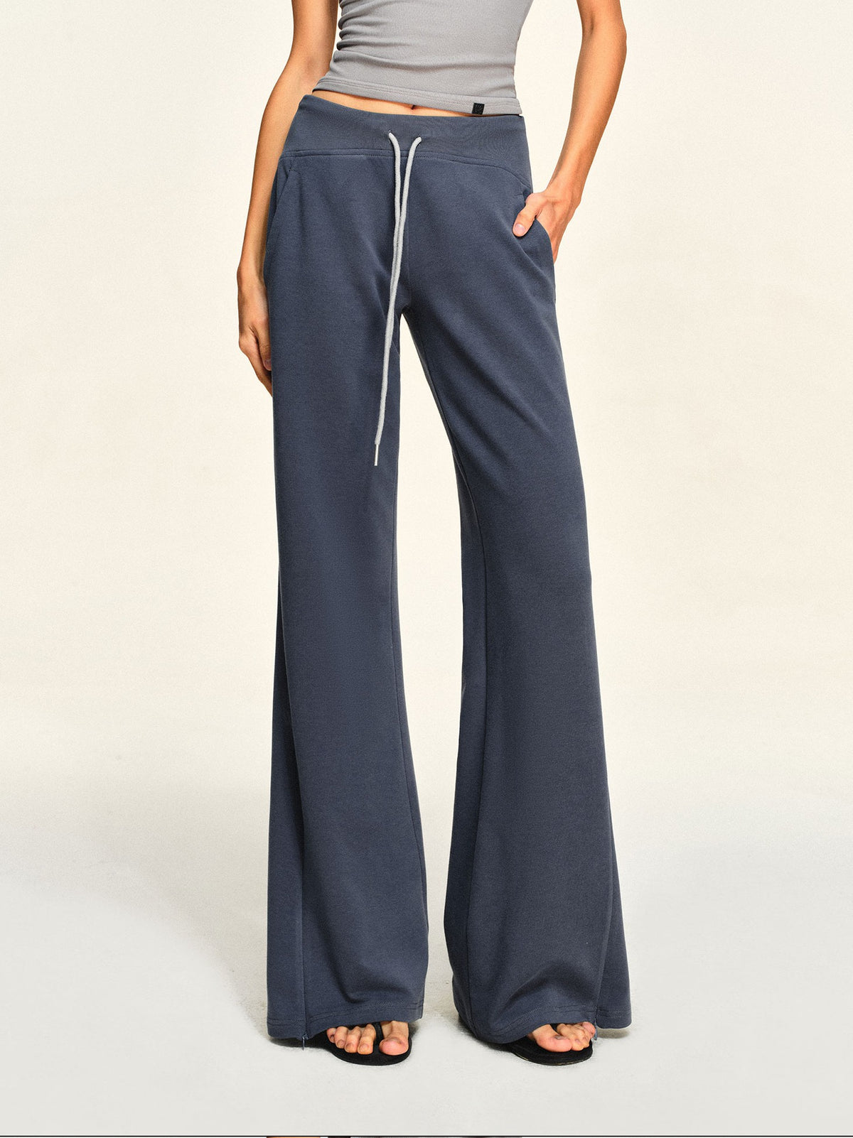 kvkv Curved Structure Flared Zip Modal Cotton Women&