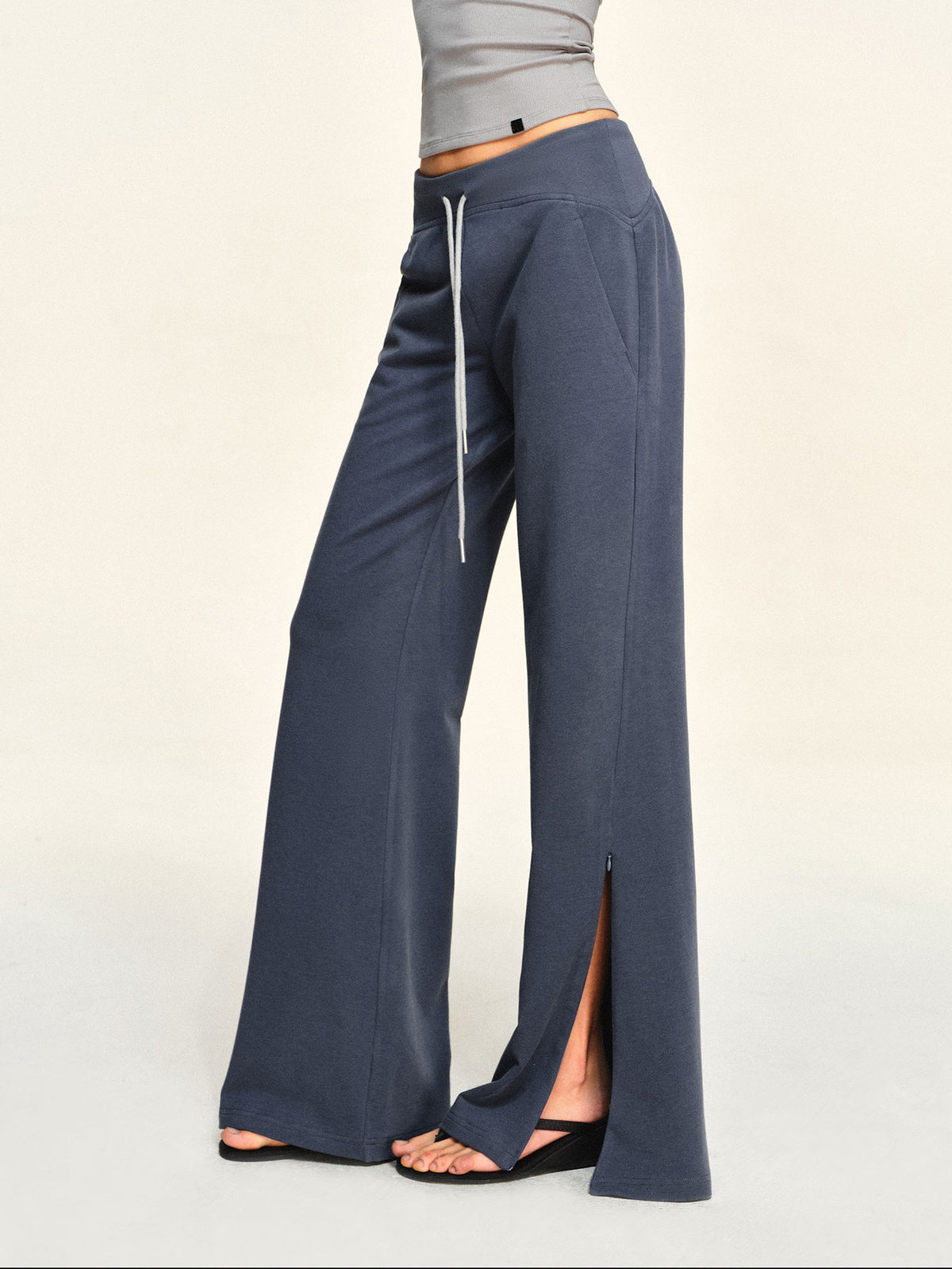 kvkv Curved Structure Flared Zip Modal Cotton Women&