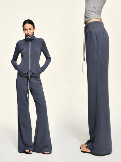 kvkv Curved Structure Flared Zip Modal Cotton Women&