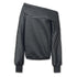 kvkv_Dark_Gray_Stripe_Asymmetrical_Button_Oversized_Women&