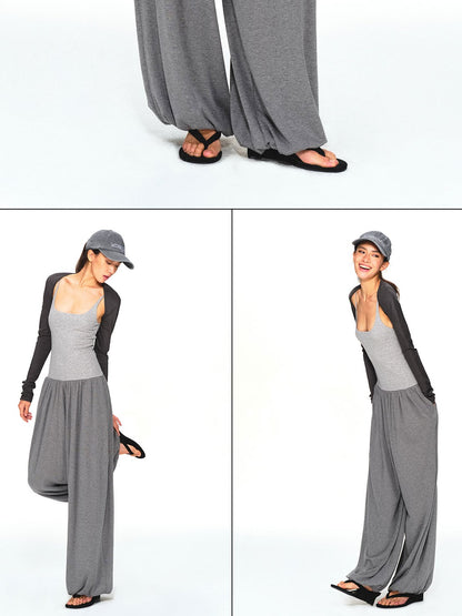 kvkv Dark Grey Convertible Strap Flip Waist Drape Women&