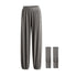 kvkv_Deep_Gray_Detachable_Sock_Cuff_Wide_Waist_Pleat_Women&