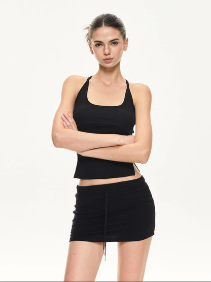 KVKV Yoga Clothing Brand - Deep U Neck Slim Fit Workout Tank Top