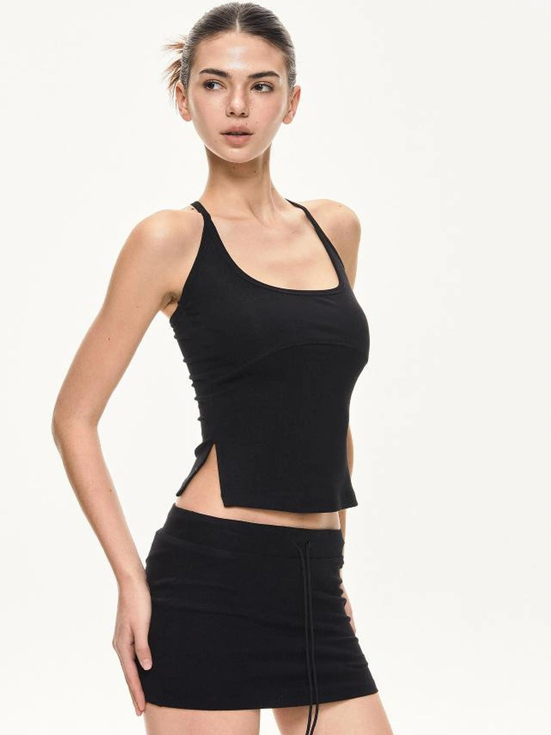 KVKV Yoga Clothing Brand - Deep U Neck Slim Fit Workout Tank Top