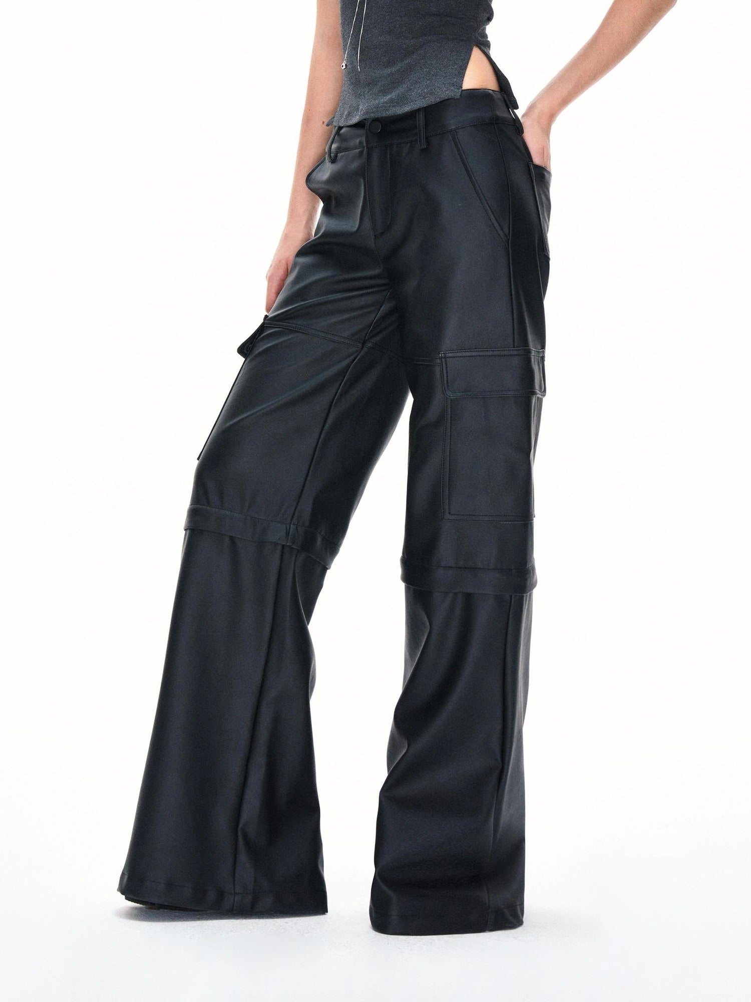 kvkv Detachable Skin Feel Cargo Pants