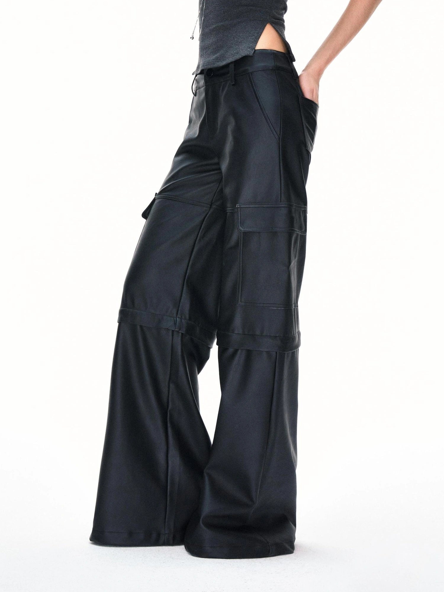 kvkv Detachable Skin Feel Cargo Pants