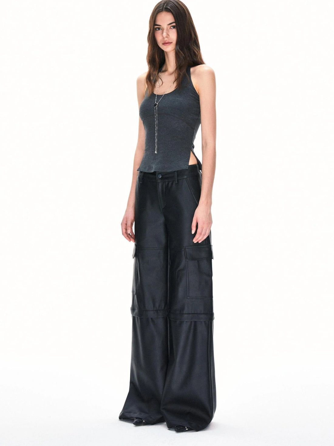 kvkv Detachable Skin Feel Cargo Pants