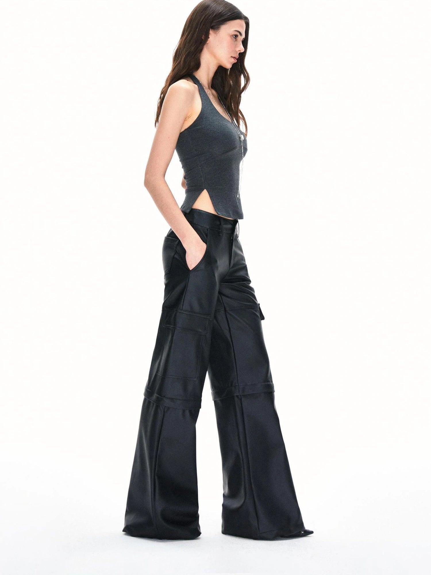 kvkv Detachable Skin Feel Cargo Pants