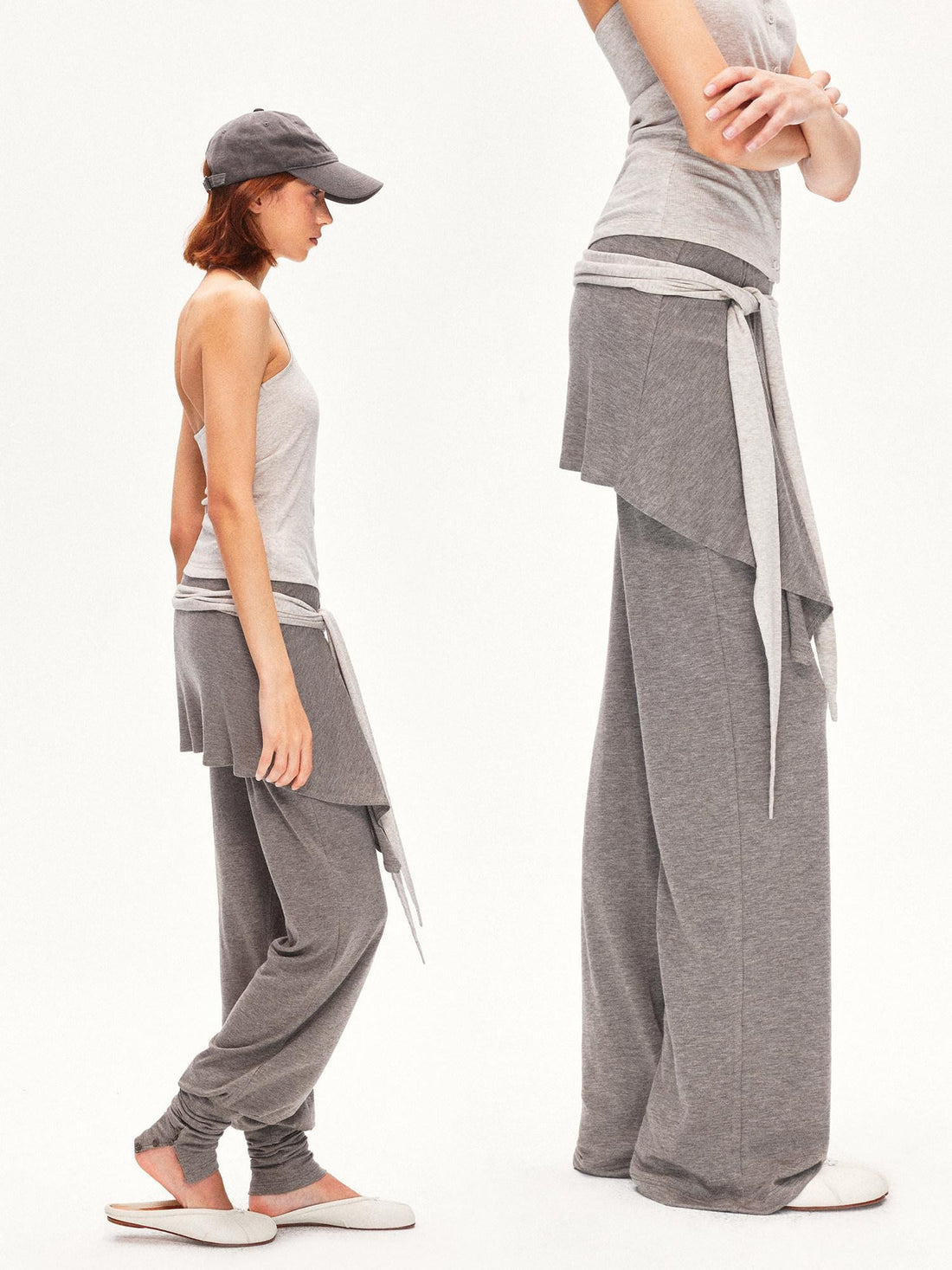 kvkv Detachable Strap And Sock Cover Loose Jogger Women&
