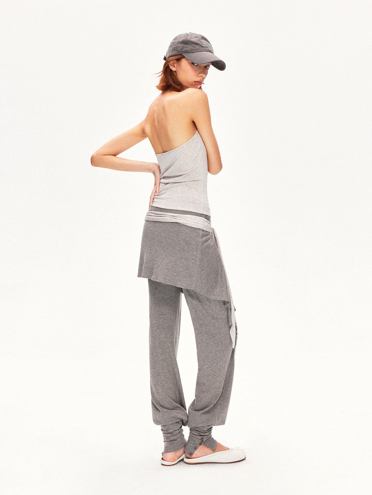kvkv Detachable Strap And Sock Cover Loose Jogger Women&