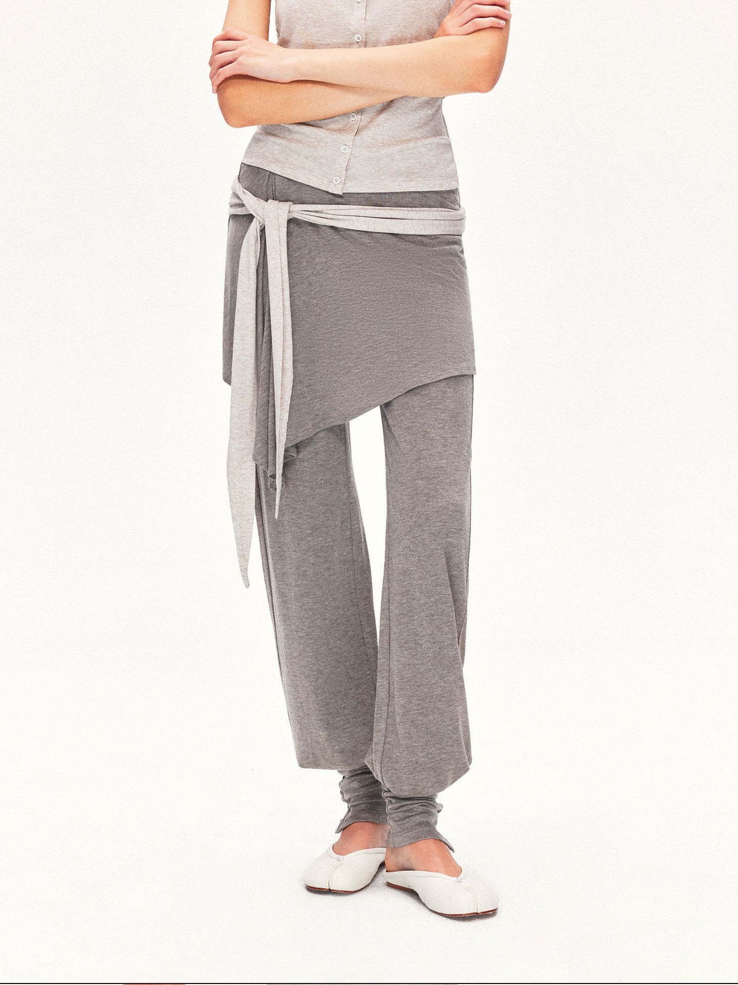 kvkv Detachable Strap And Sock Cover Loose Jogger Women&
