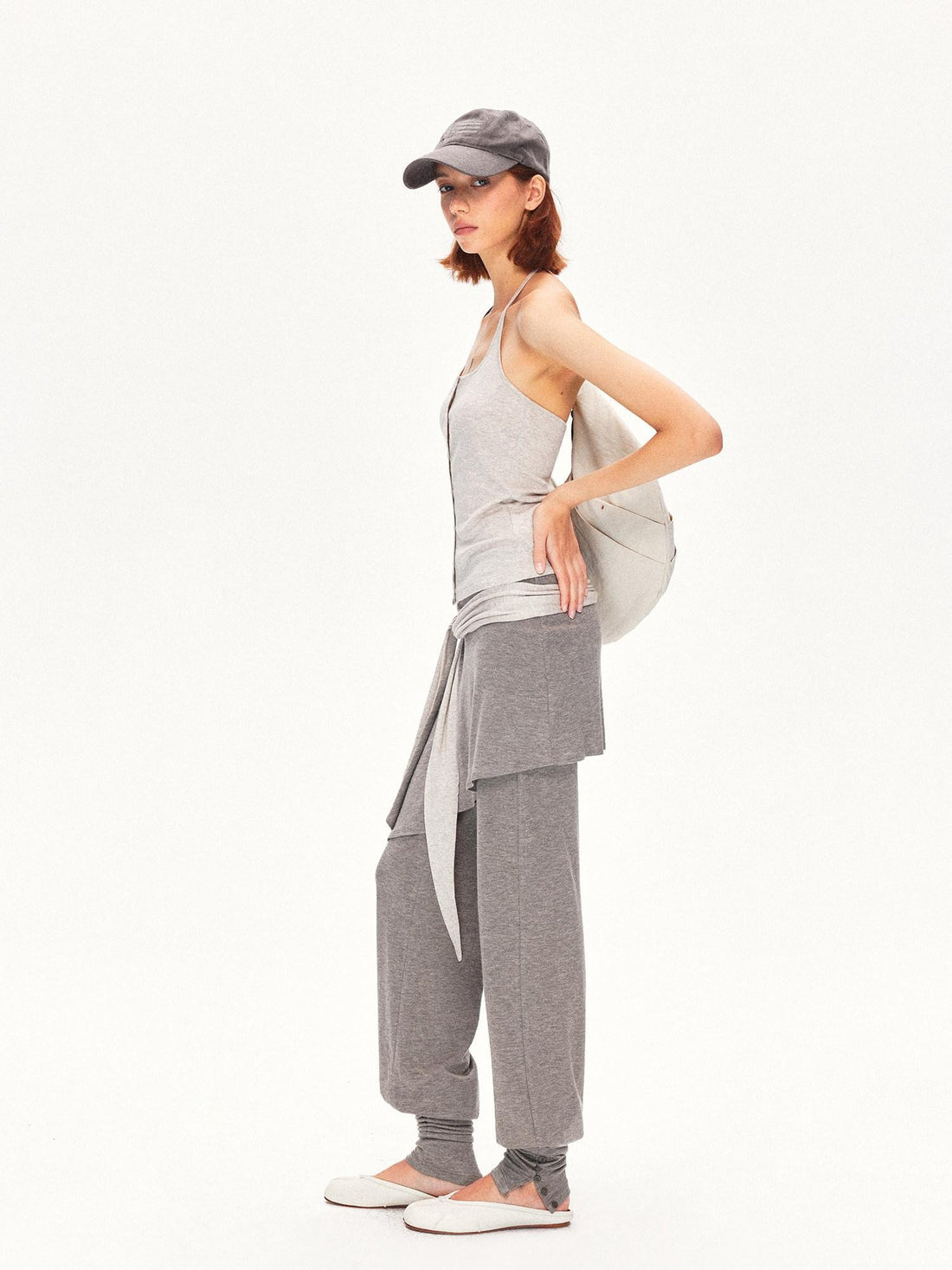 kvkv Detachable Strap And Sock Cover Loose Jogger Women&
