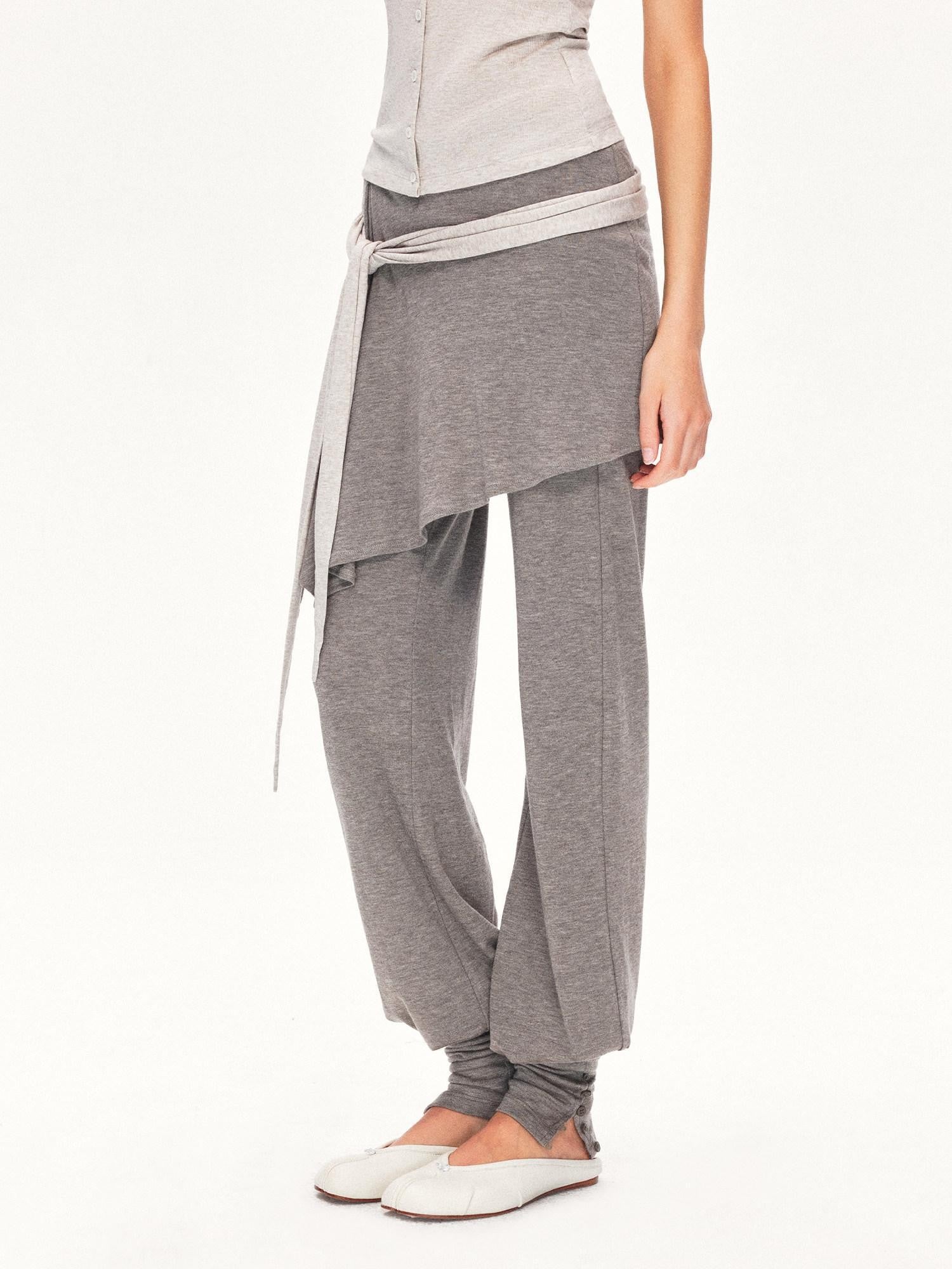 kvkv Detachable Strap And Sock Cover Loose Jogger Women&