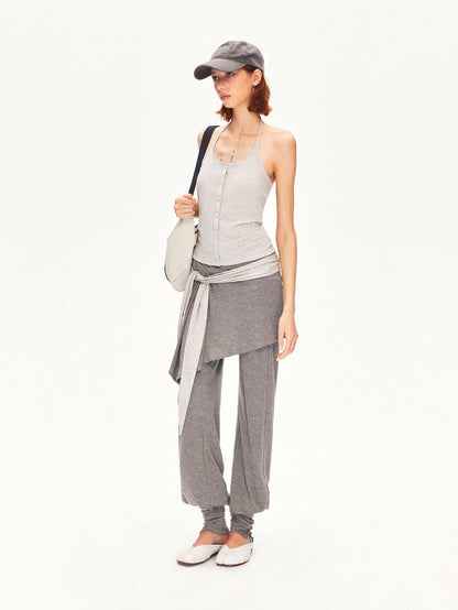 kvkv Detachable Strap And Sock Cover Loose Jogger Women&
