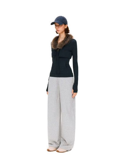 kvkv Detachable Zip Short Slim Fit Casual Womens Navy Cotton Blend Jacket