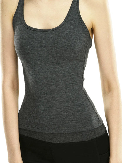 kvkv Double Layer Back Yoga Tank Top