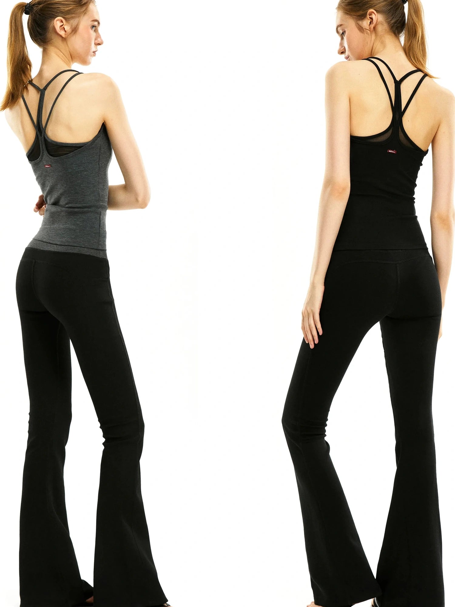 kvkv Double Layer Back Yoga Tank Top