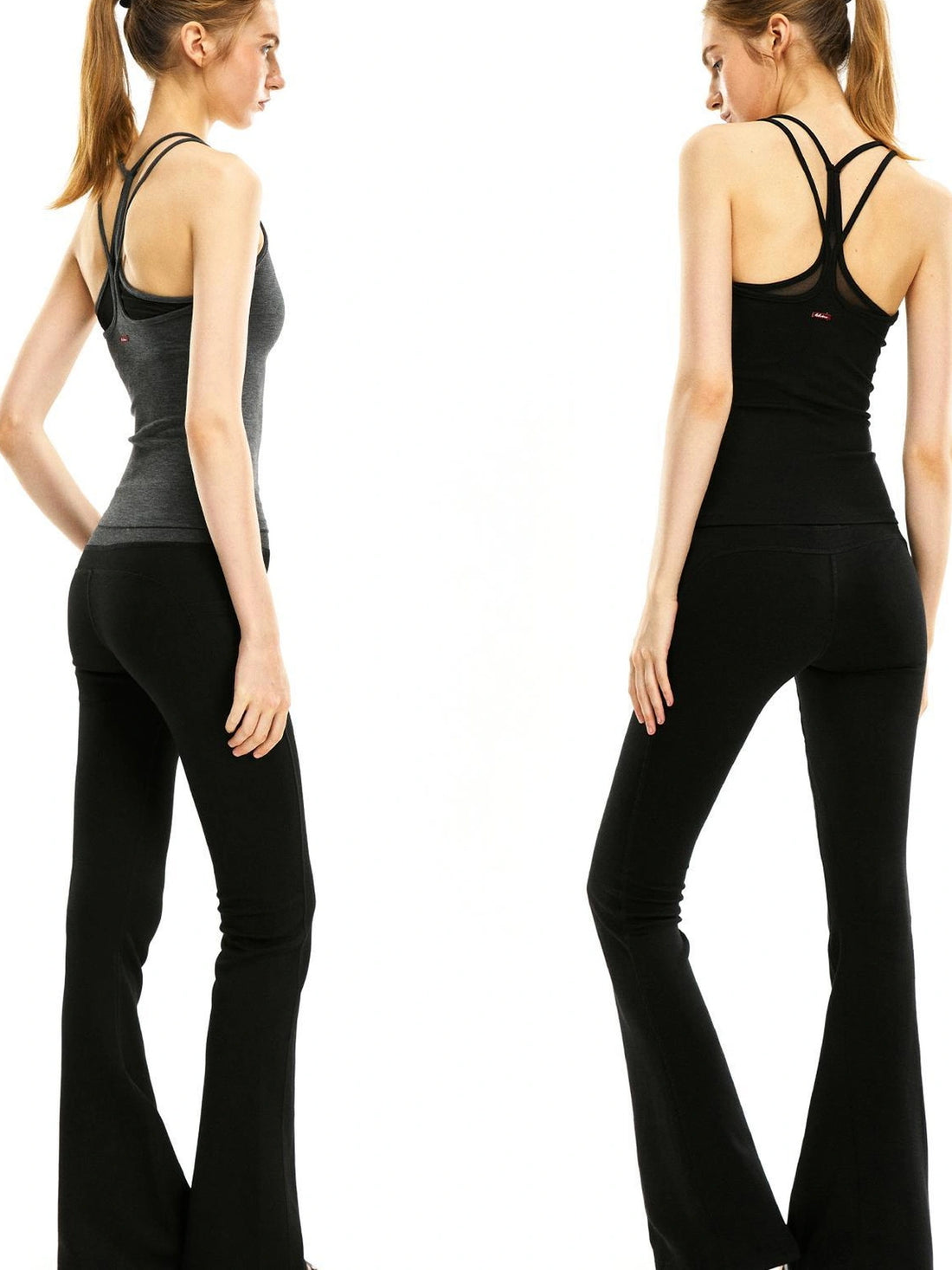 kvkv Double Layer Back Yoga Tank Top