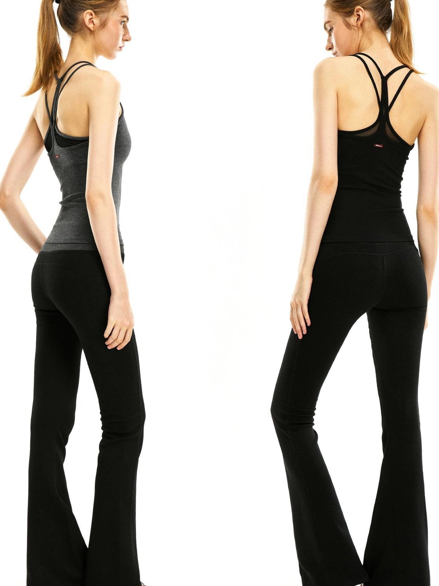 kvkv Double Layer Back Yoga Tank Top