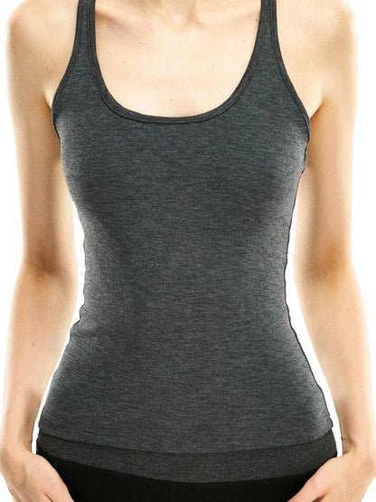 kvkv Double Layer Back Yoga Tank Top