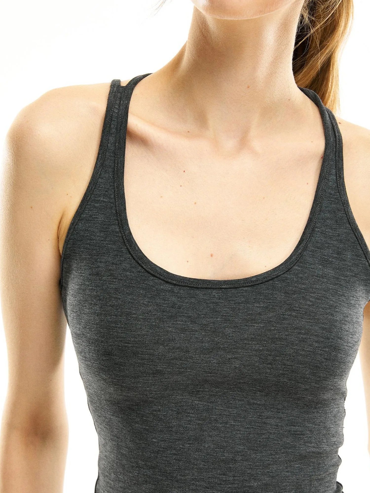 kvkv Double Layer Back Yoga Tank Top