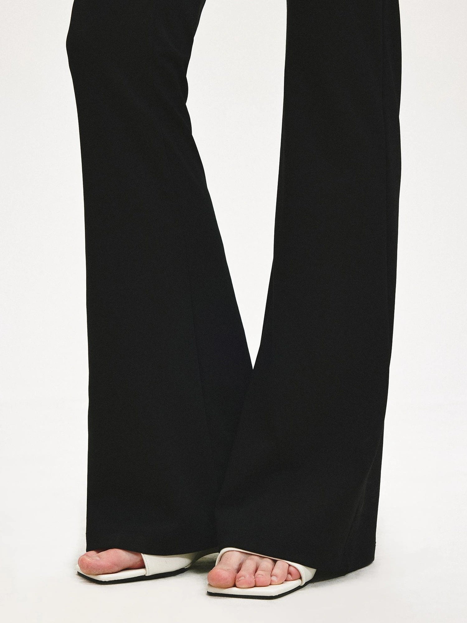 KVKV Yoga Clothing Brand - Double Layer Flared Fold Over Yoga Pants