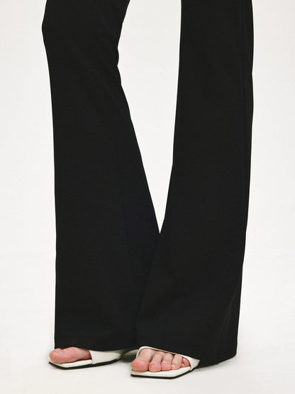 KVKV Yoga Clothing Brand - Double Layer Flared Fold Over Yoga Pants