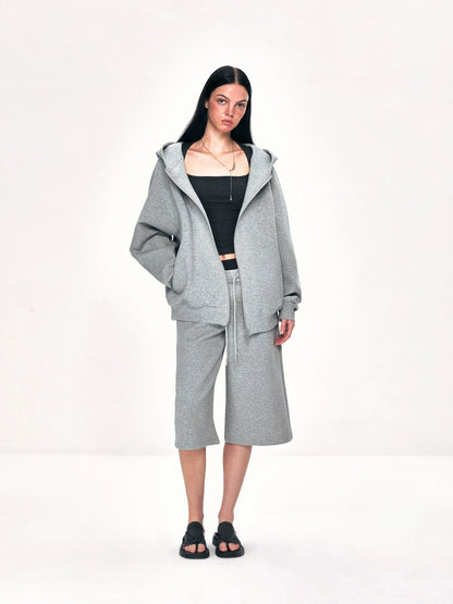 Double Layer Waistband Cargo Sweatpants