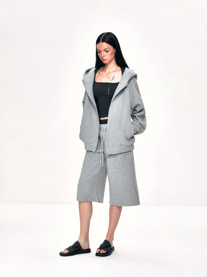 Double Layer Waistband Cargo Sweatpants