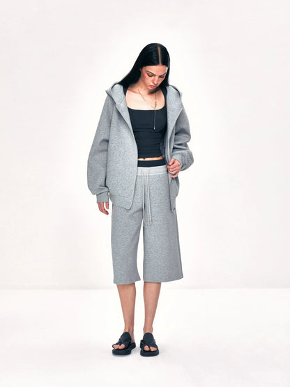 Double Layer Waistband Cargo Sweatpants