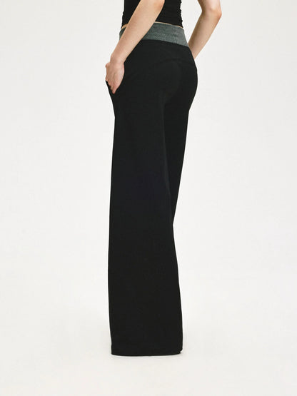 KVKV Yoga Clothing Brand - Double Waistband Loose Fit Sweatpants