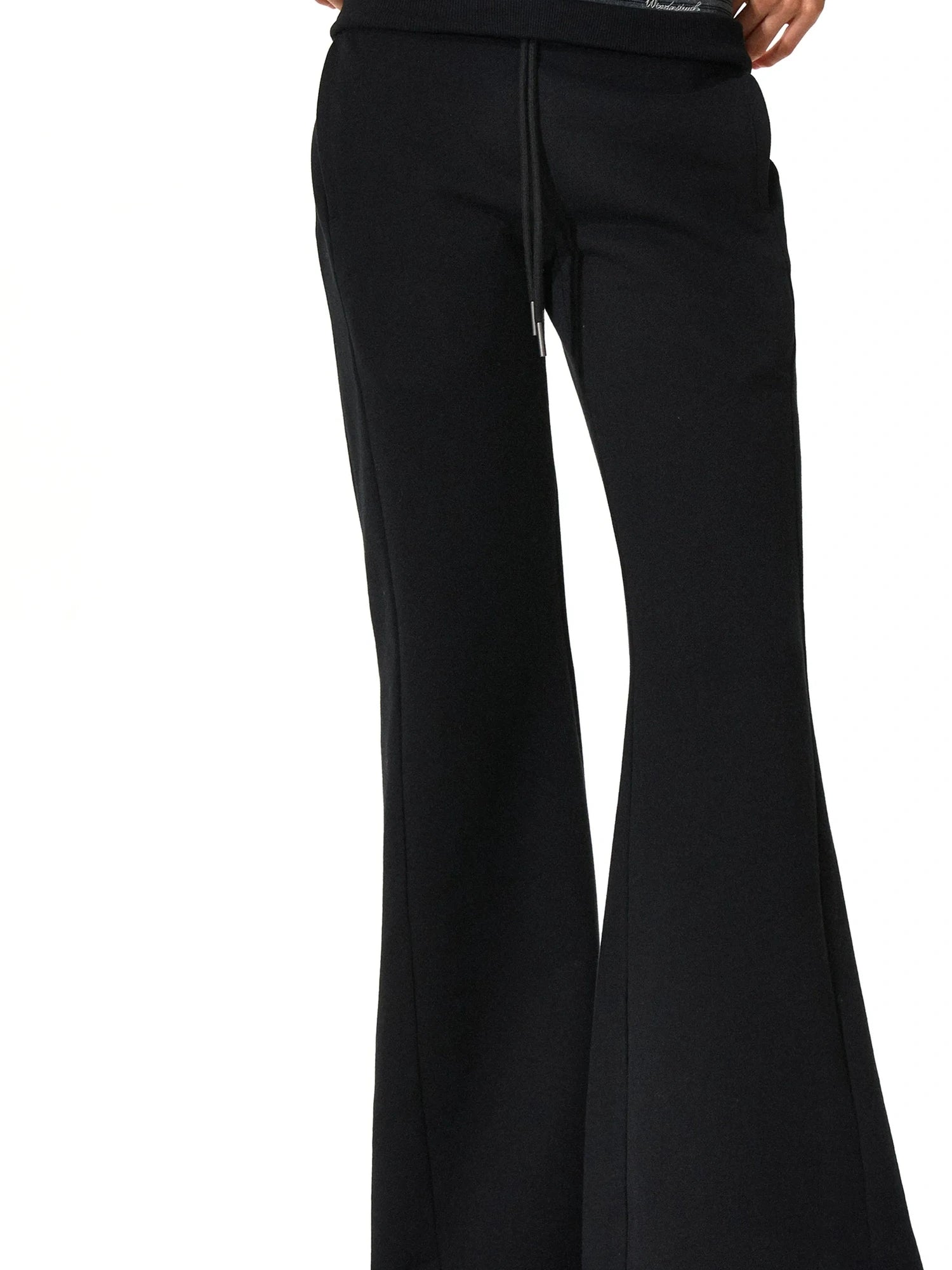 kvkv Double Waistband Stripe Embroidered Sweatpants