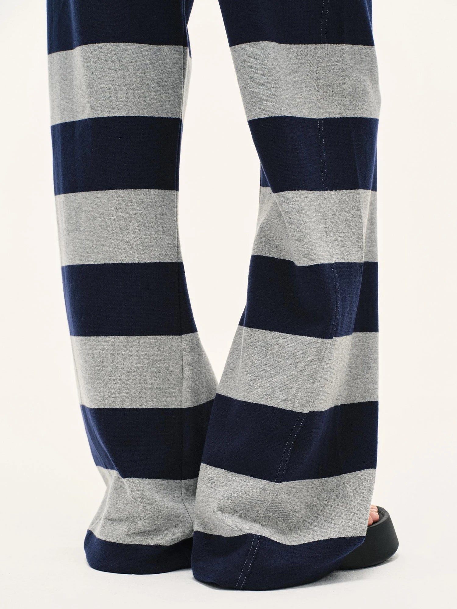 kvkv Double Waistband Striped Drawstring Joggers