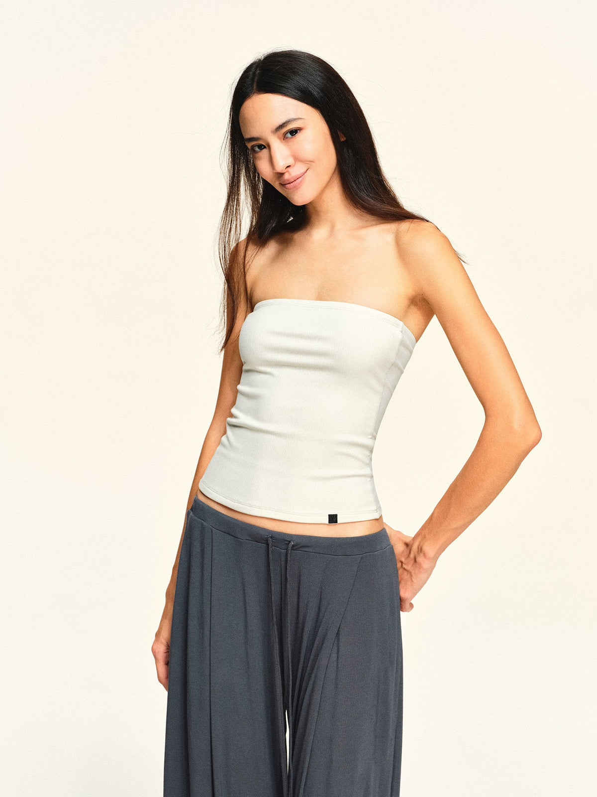 kvkv Draped Neck Long Sleeve Lyocell Women&
