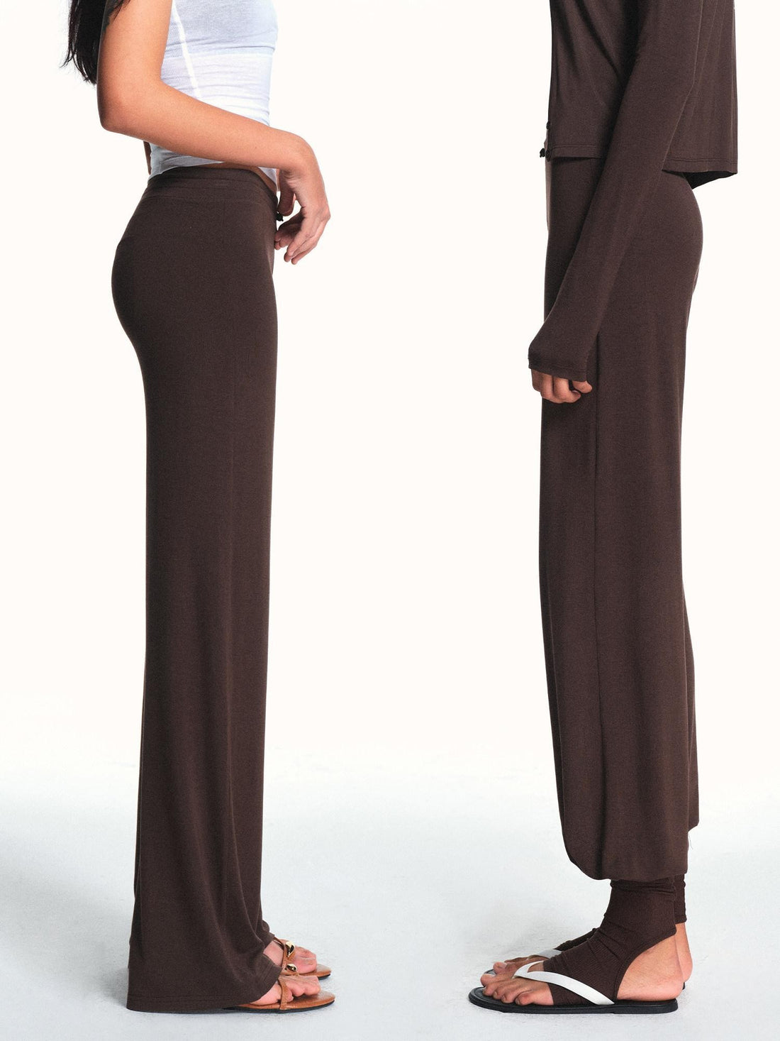 kvkv Drapey Drawstring Mid Low Waist Removable Stirrup Women&