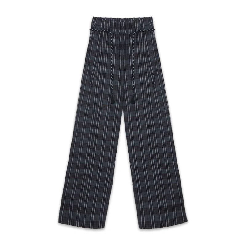 kvkv_Drawstring_Black_Red_Plaid_Pants_MISSTT